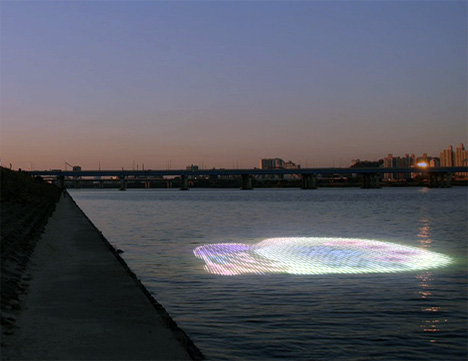 LED Light Show In Water